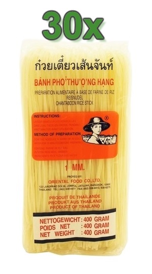 Tagliatelle di riso "rice stick" 1mm. - Farmer Brand 30x400g.